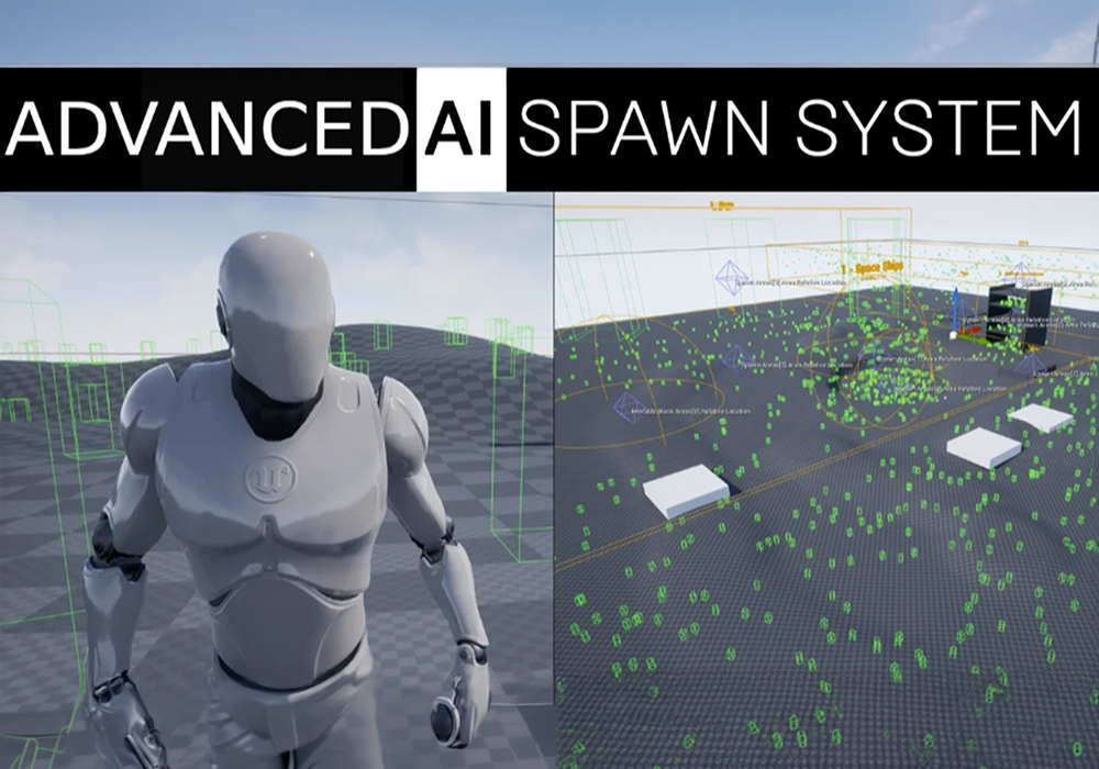虚幻引擎AI生成管理系统 Advanced AI Spawn System 资源预览图