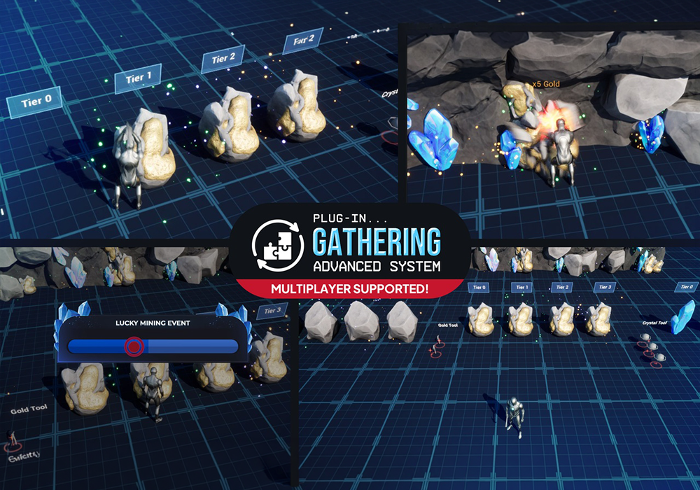 Gathering Resources Advanced System | 虚幻引擎资源采集系统-云鲸网