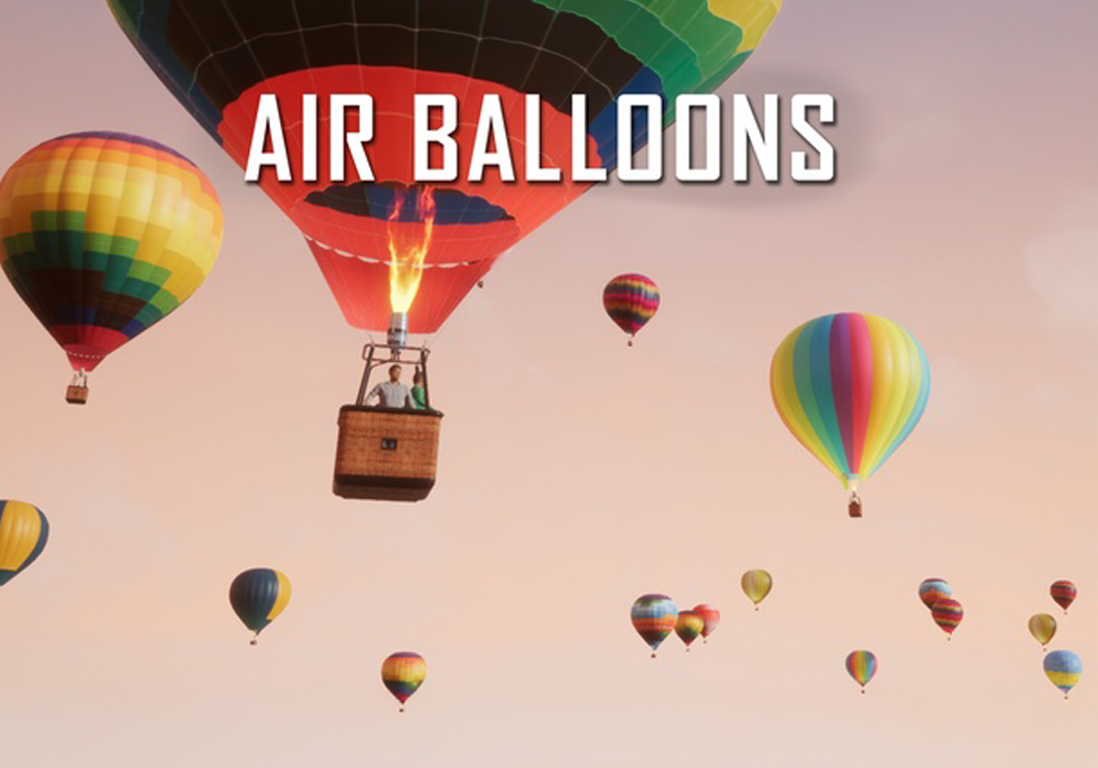 虚幻引擎热气球环境资源 Air Balloons 资源预览图