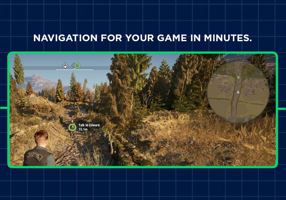 UE5.5～5.7虚幻5插件 Narrative Navigator - Maps, Compasses, Waypoints v1.1.2 叙事游戏导航地图指南针航点系统-云鲸网