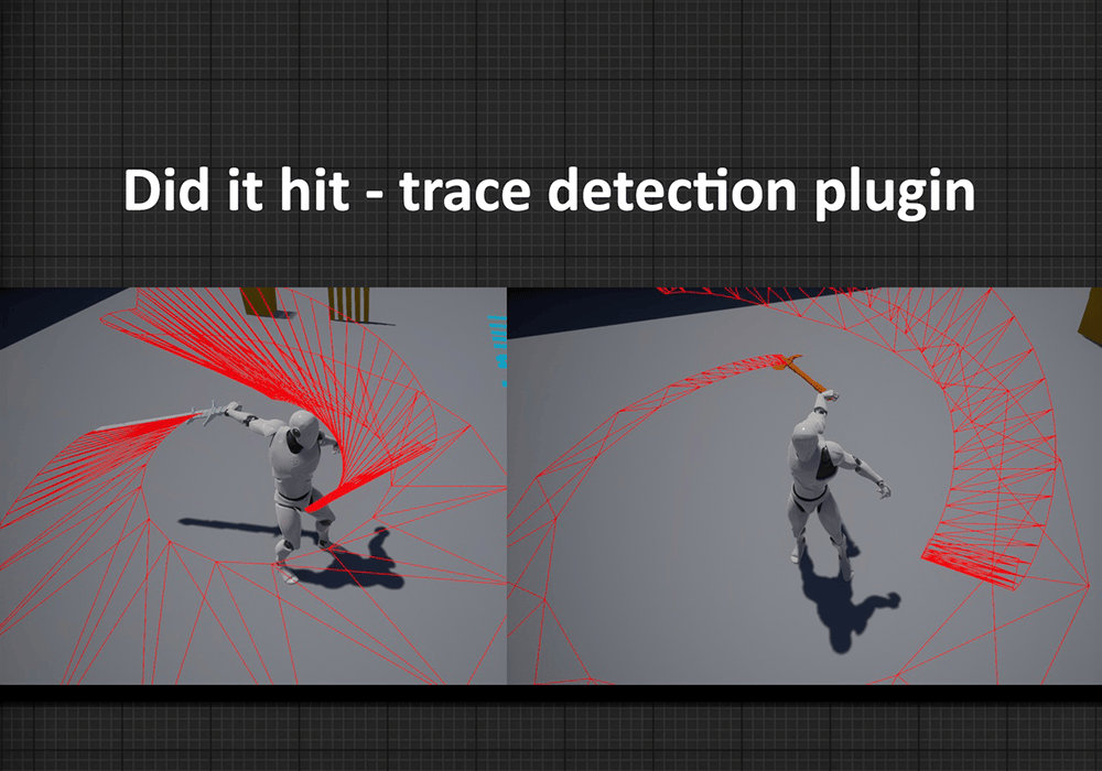 UE4.27～5.7虚幻插件 Did it hit - Trace Detection Plugin v1.5 碰撞击中痕迹检测工具-云鲸网