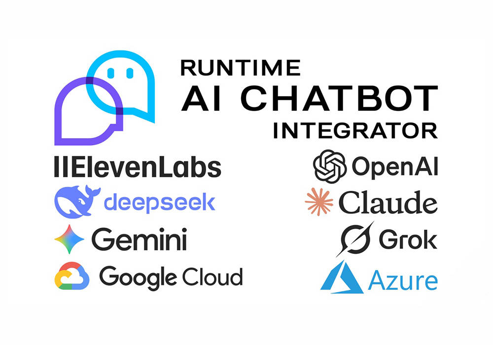 UE5.5～5.7虚幻5插件 Runtime AI Chatbot Integrator (+TTS) 运行时人工智能聊天机器人集成工具-云鲸网