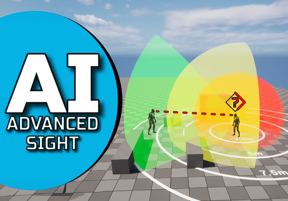 UE5.5～5.7虚幻5插件 Advanced Sight v1.8.2 人工智能多线程视觉感知高级视力系统-云鲸网