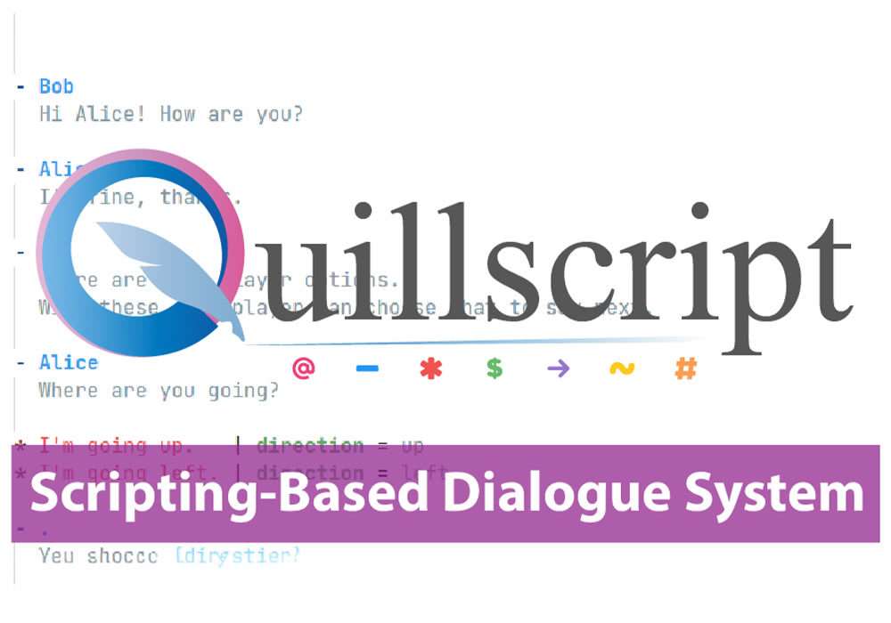 UE4.27～5.7虚幻插件 Quillscript Dialog System v2.5 叙事对话工具-云鲸网