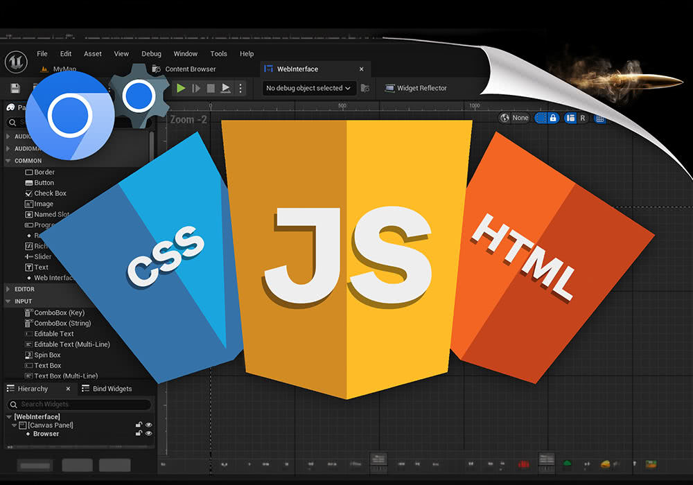 UE4.27～5.7虚幻插件 Web UI 网页嵌入加载用户界面浏览器创建工具-云鲸网