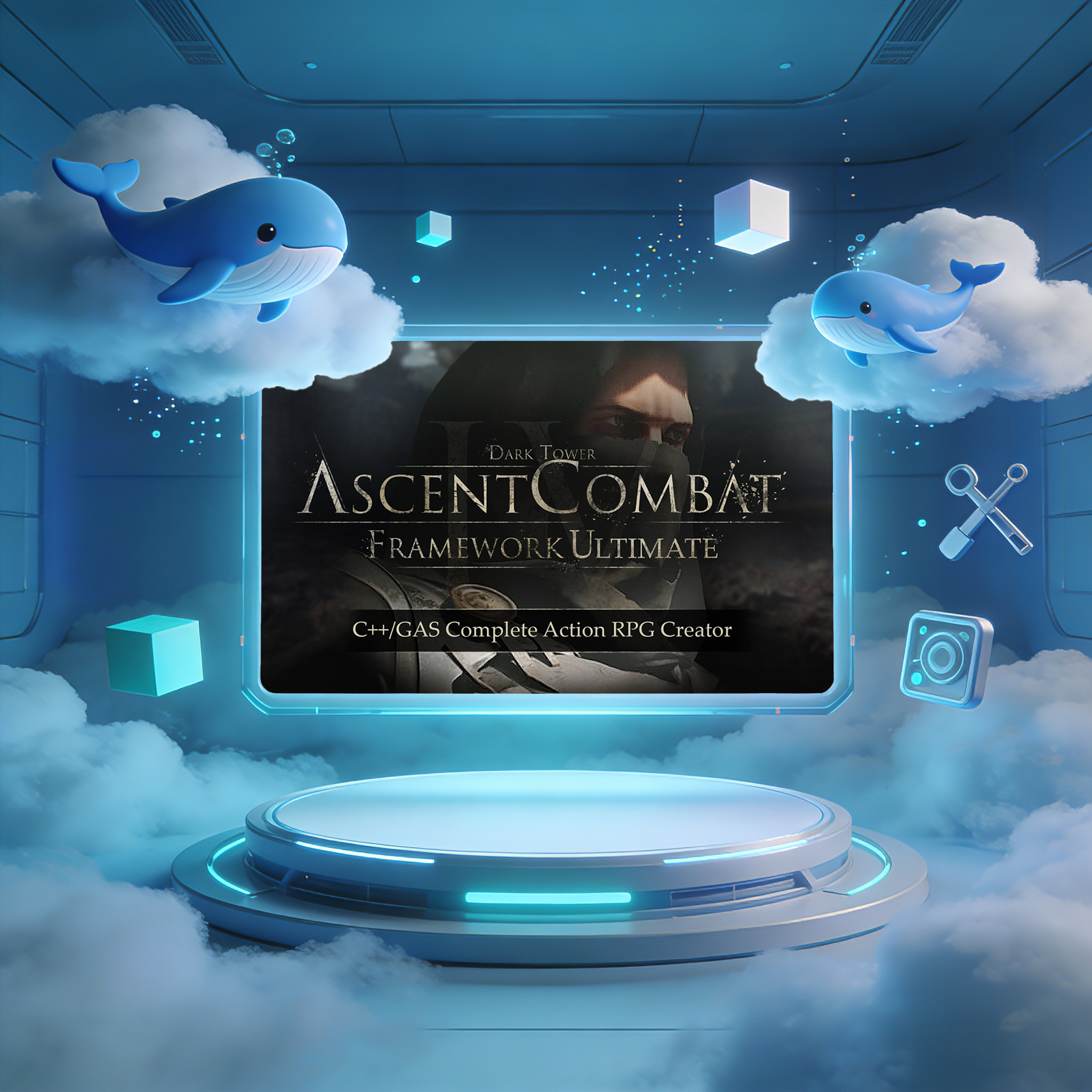 UE5.4～5.7虚幻5插件 ACF U Ascent Combat Framework Ultimate V4.2.3 完整动作角色扮演游戏创建工具-云鲸网