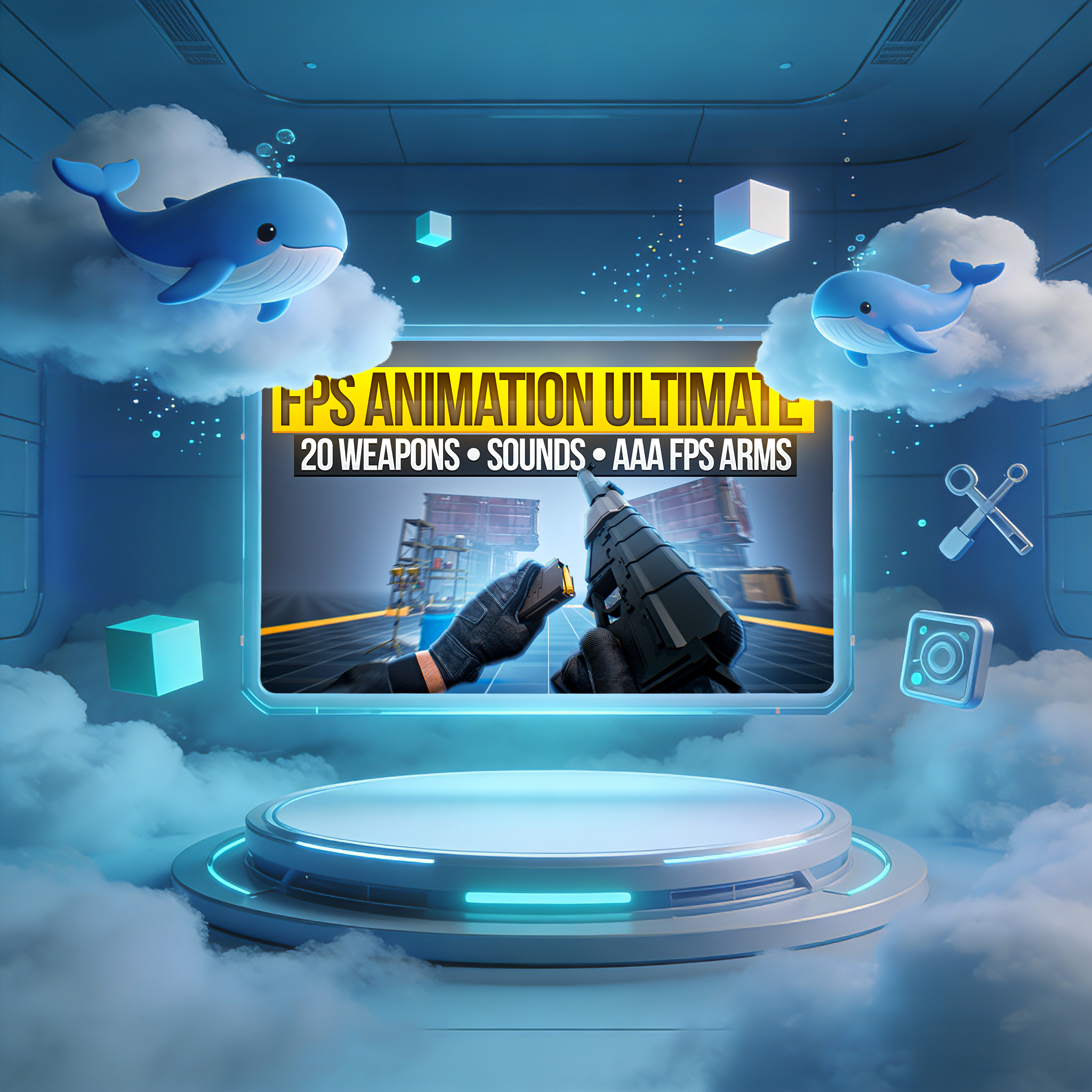 UE5.5～5.7虚幻5插件 FPS Animation Pack Ultimate v2025.4.0 第一人称射击游戏音效程序动画系统-云鲸网