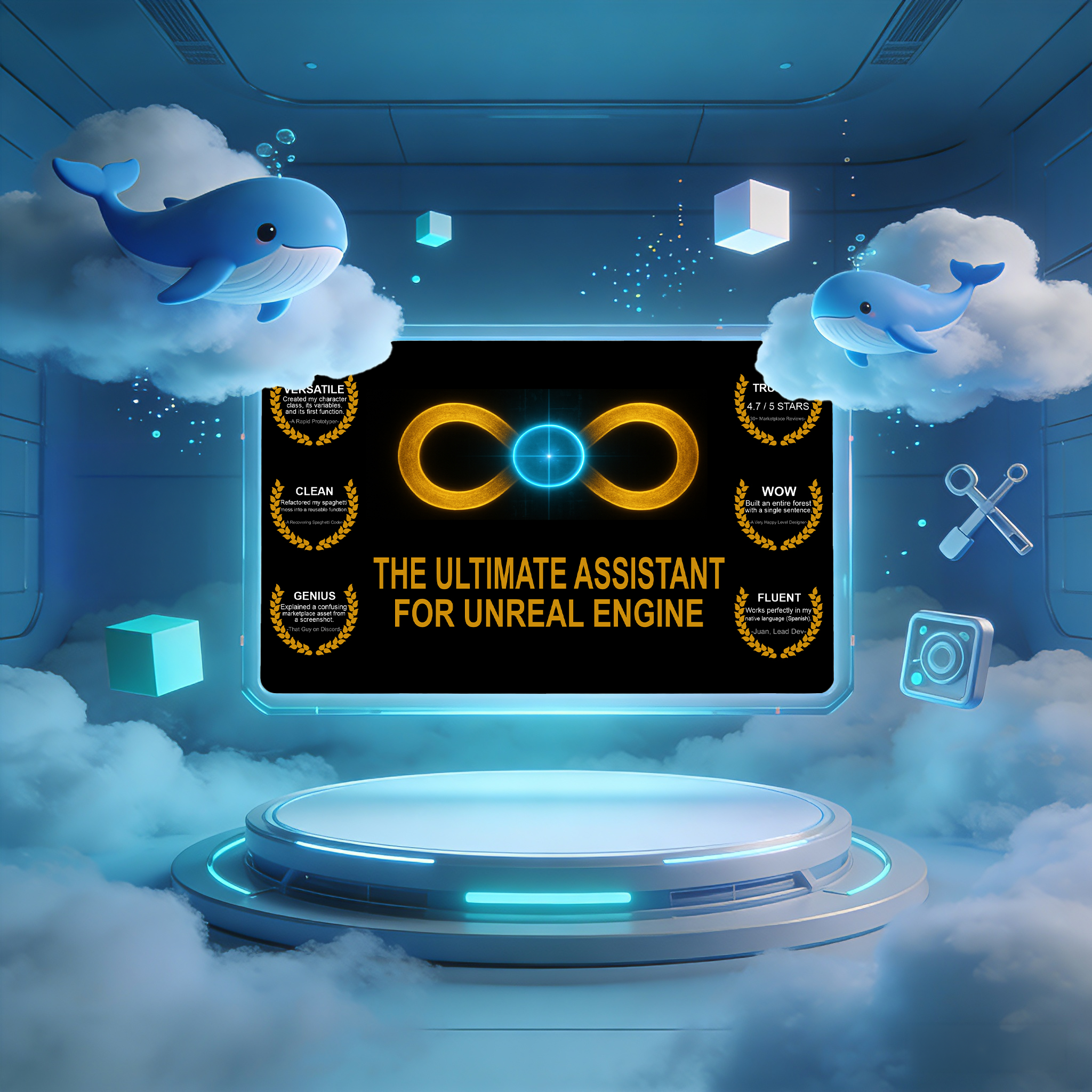 UE5.5～5.7虚幻5插件 Ultimate Engine CoPilot (formerly Ultimate Blueprint Generator) v0.3.6 人工智能蓝图生成工具-云鲸网